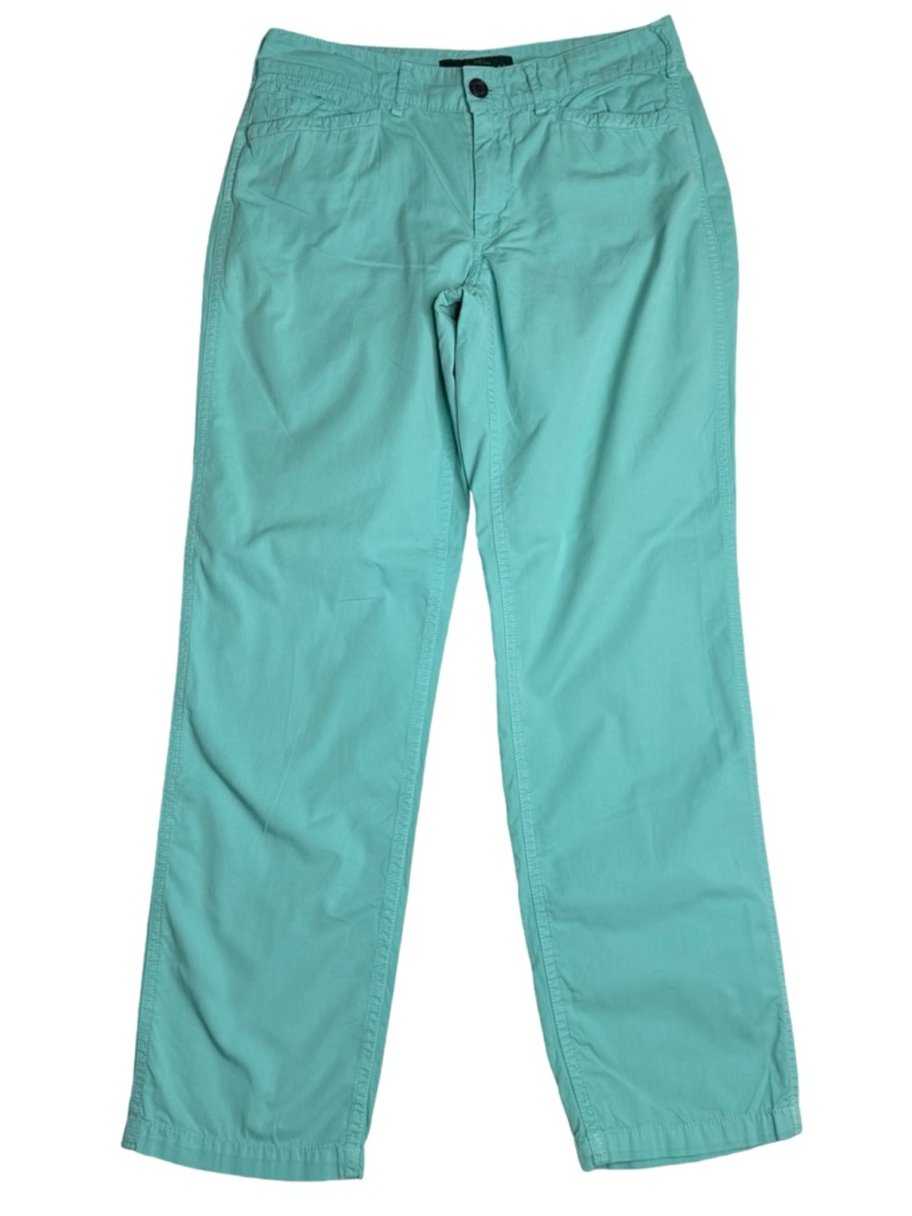 LAUREN JEANS CO. BY RALPH LAUREN Classic Straight‎ Cotton Pants Mint Green Sz 2